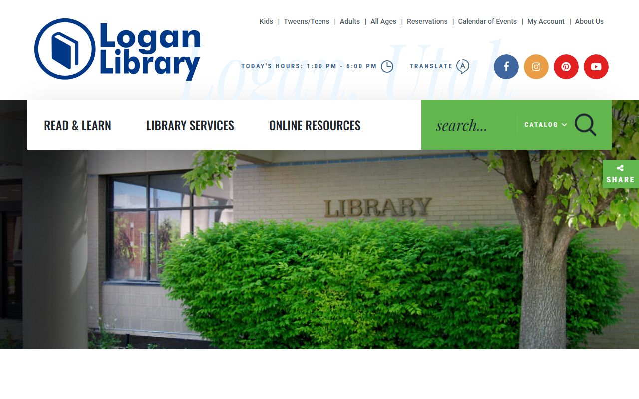Logan Genealogy research at the local history library