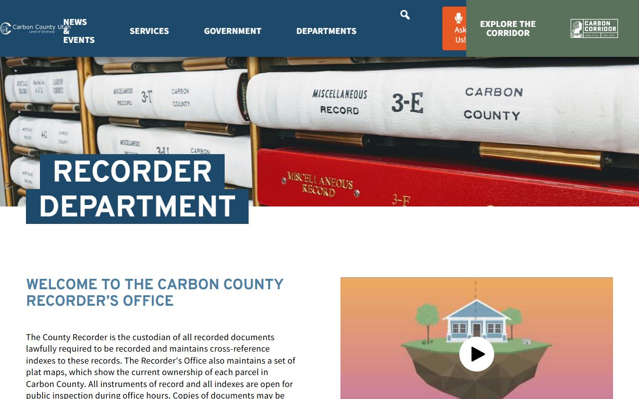 Carbon County Genealogy recorder records